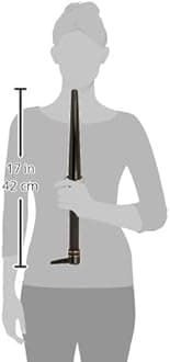 HOT TOOLS Professional Black Gold XL Tapered Curling Wand for Long Lasting Curls or Waves, 1 1/4 Inches