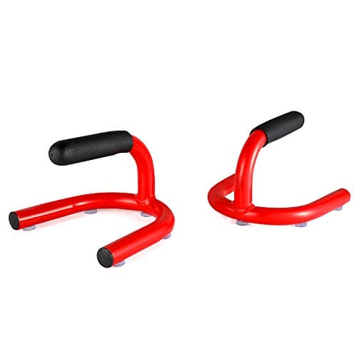 Profit Push Up Bars-Portable Exercise Handstand Pushup Stands Parallettes Handle–Fit Men and Women Workout with Comfortable Foam/Rubber Grip–Safe,Sturdy(Support 450lbs)