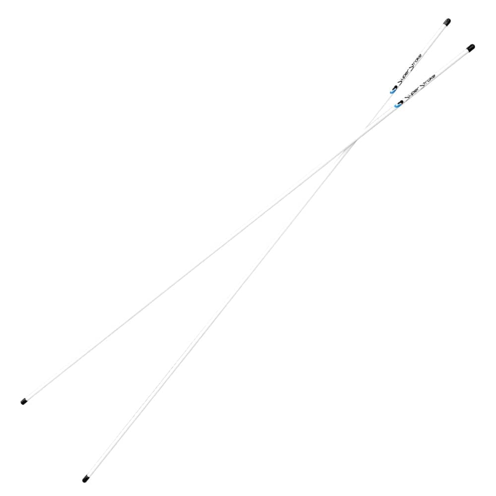 Golf Alignment Sticks, 45.5” Training Aid Accessorie help's Visualize and Align Your Golf Shot, Full Swing Trainer, Posture Corrector, White