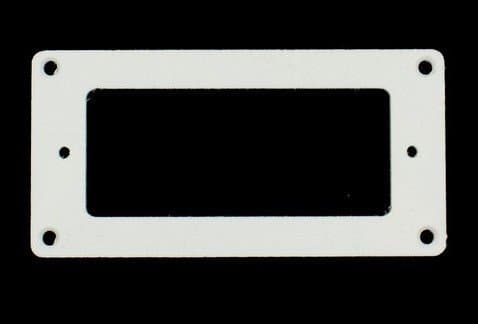 Humbucker to Mini-Humbucker Adapter Pickup Ring -WHITE (A71)