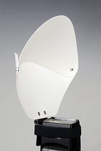 Demb Wedding Pro Saucer Flip-it! - Extra Large 7.5" x 9" Articulating Dish-Shaped Flash Reflector. Controls Proportion Between Ceiling Bounce and Reflector Bounce.Fits Canon, Nikon, etc. Plus Profoto