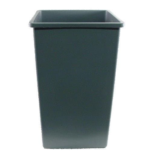 Continental Mfg. - 25GY - Grey 25 Gallon Square Trash Can