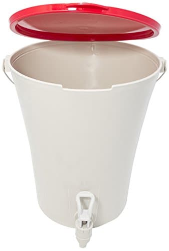Urban Composter Cty Composter Bucket, 1.8 gallon, Red