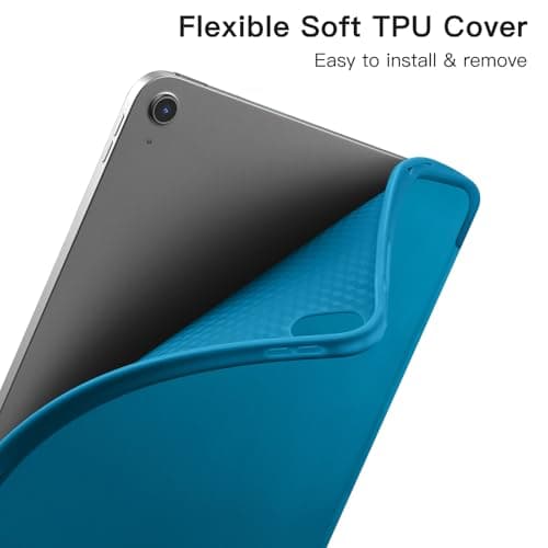 Dirrelo Compatible with iPad (A16) 11th Generation Case 11 Inch 2025 New, for iPad 10th Generation Case 10.9 Inch 2022, Trifold Stand Protective Cover with Pencil Holder, Auto Sleep/Wake, PeacockBlue
