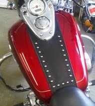 Tank Bib Compatible with Honda Shadow 750 ACE 1998-2003 Bra Chap with STUDS