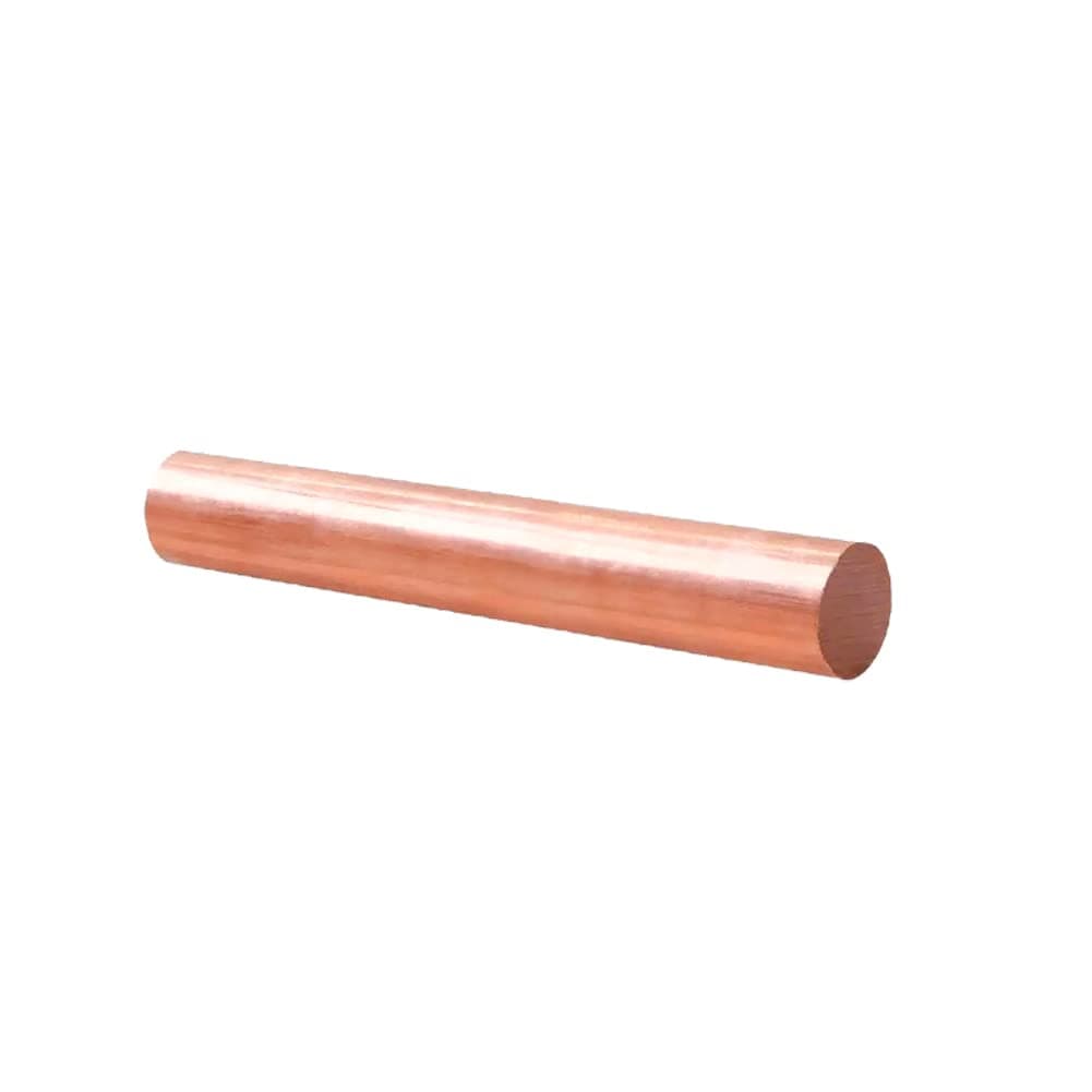 1Pcs Pure Copper Round Rod 1/2"(12mm) Dia 3.94" Length Bare Copper Cu Metal Rod for Metal Craft Hobbies