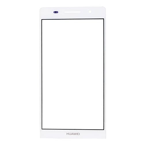 Front Screen Cover Plate / Outer Glass Lens for Huawei Ascend P6 (White)