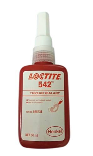 Loctite 542-50ml - Thread Sealant - Medium Strength - Hydraulic - Pneumatic Gas and Oil Pipe Thread Sealant for Fine Threads - 40 Pack