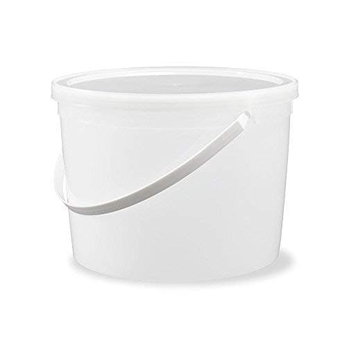 ePackageSupply 1 gallon Buckets with Lids-10 pack, Translucent