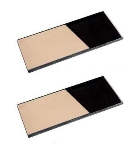 2 EACH Shade 11 Glass GOLD 2" x 4.25" Welding Hood Lens Helmet Filter 2 x 4-1/4 Replacement