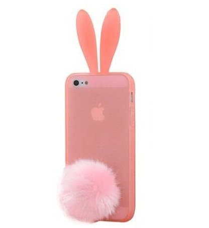 Newstore Cute Lovely Rabbit Silicone Bunny Case Cover Protector For Apple iPhone 5C (Pink)