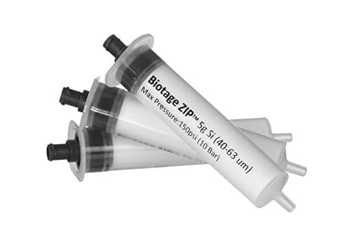 Biotage 440-0500-DZ-20 Zip Flash Chromatography Cartridge, 5 Gram, Translucent/Black (Pack of 20)