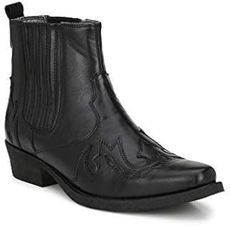 DelizeMen's Cowboy Ankle Boots