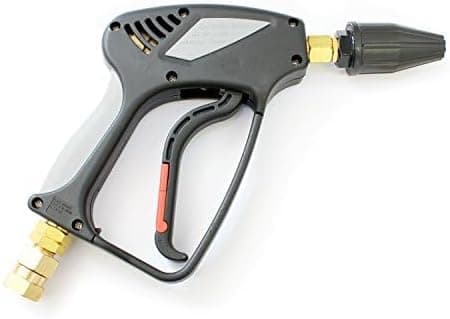 Equip2clean Heavy Duty Pressure Washers Soft Grip Trigger Gun with 3/8" Female BSP Screw Inlet | Max Pressure 5000 PSI, 345 Bar for Jet Wash & Power Washers and Domestic Turbo Dirtblaster Nozzle (035)