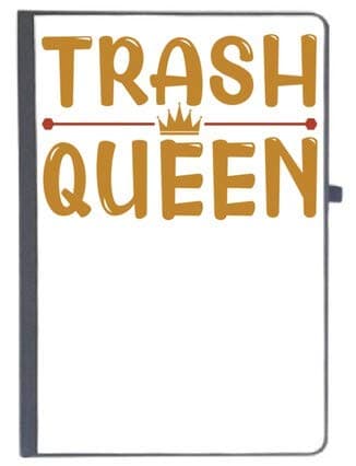 UDNAG Ruled Notebook Diary 'Queen | Trash', [A5 80Pages 80GSM]