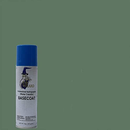Dip Wizard Hydrographic Paint 12 Ounce Aerosol Spray Can Base Coat Hydro Graphic Film Water Transfer Printing Hydro Dipping Dip Paint (Ghost Green)