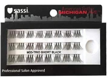 Sassi Eyelashes Michigan Ave 33 Trio Short Black M33