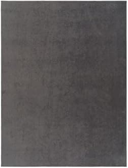 TT Home Large Rug Short Pile Monochrome Modern Design Washable, colour: Anthracite, Size:200x280 cm