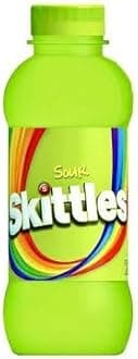 SKITTLES™ Candy Flavored Drink - Sour Flavor | Bulk Candy Drinks with Fruity Flavors | 12 Fl oz. Bottles, Pack of 12