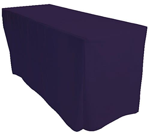 Navy Blue 6ft Fitted Rectangular Tablecloth Feet Exhibitions Trestle Party Reception Banquet Venue