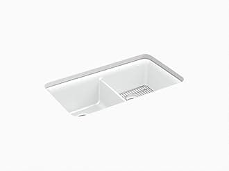 8199-CM6 Cairn® 33-1/2" undermount double-bowl kitchen sink, Matte White