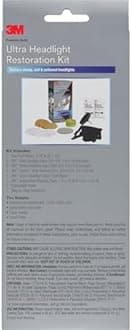 39195 Ultra Headlight Restoration Kit, Easy Heavy-Duty Restoration