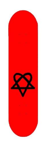 Bam Heartagram Pro New HIM Skateboard Deck