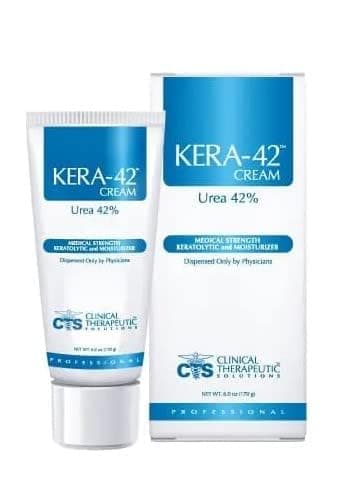 Kera 42 Cream - Professional 42% Urea Cream for Intensive Foot Care and Callus Treatment - 6 fl oz