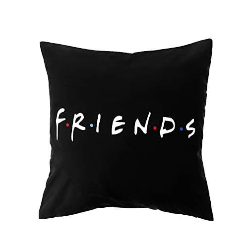thanksky Pillow Covers,18x18 inch, Classic Printed Polyester Sofa Cushion Covers, Friends TV Show Pattern Pillow Cases(1)
