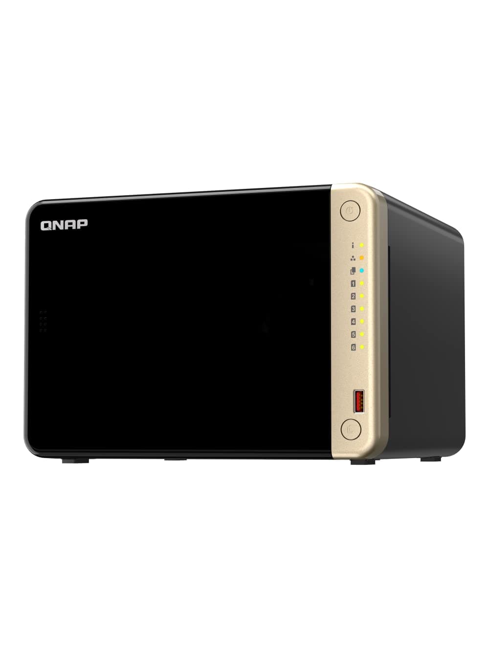 QNAP TS-664-8G-US 6 Bay High-Performance Desktop NAS with Intel Celeron Quad-core Processor, M.2 PCIe Slots and Dual 2.5GbE (2.5G/1G/100M) Network Connectivity (Diskless)