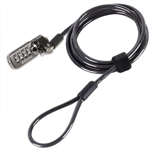 Laptop Lock, Portable Security Cable Lock Anti Theft Lock (Premium Combination) for Notebooks and Other Devices