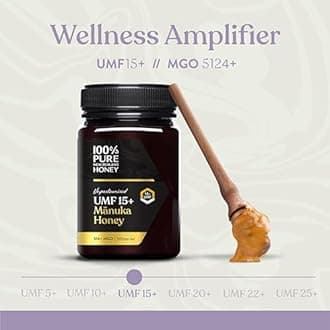 100% Pure New Zealand Honey Manuka Honey UMF15+ 250g