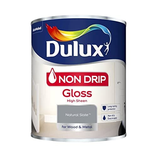 Dulux RetailNon Drip Gloss Paint - Natural Slate - 750ml