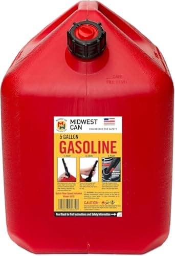 Midwest Can 5-Gallon Gasoline Fuel Can - Reeuk