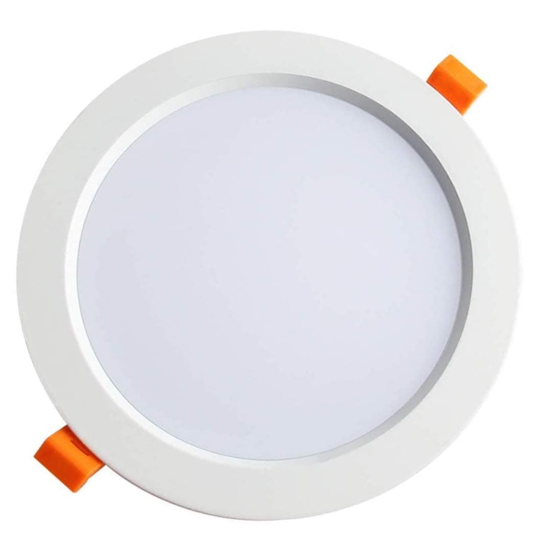 Led Ceiling Panel Lights, 230Vac Indoor Round Energy Saving 110 Lumen/Per Watts, Soft Light With No Uv | Suitable For Home Dining, Living, Office (Daylight 6500K - 18W)