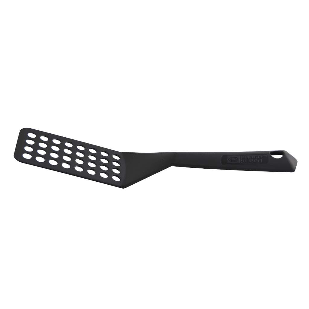 Spatulas for Non Stick Cookware - Turner Spatula Ergonomically Designed Black Slotted Spatula Turner Nonstick Kitchen Tool