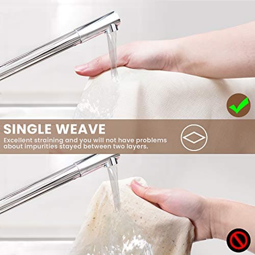 Precut Cheesecloth, 30 x 30'' 4 Pack, Grade 100, Ultra Fine Cheese Cloth for Straining & Cooking, 100% Unbleached Cotton Muslin Cloth for Making Cheese