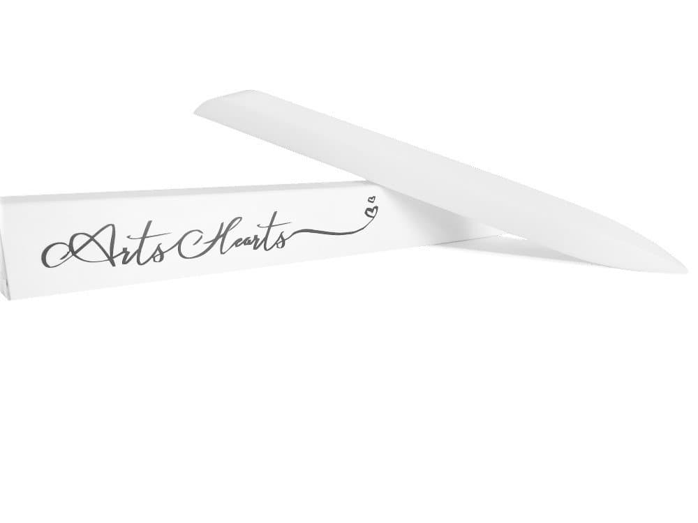 ArtsHearts Teflon Bone Folder - Premium Quality - Won't Scratch Or Glaze Surfaces - Best Tool for Folding, Scoring and Creasing - Paper and Fabric Crafts