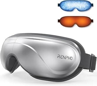 RENPHO Eye Massager with Heat and Cooling, Mothers Day Birthday Gifts for Mom Dad Women Men Heated Eye Mask for Migraine Relief Reduce Strain Improve Sleep Eyeris 2