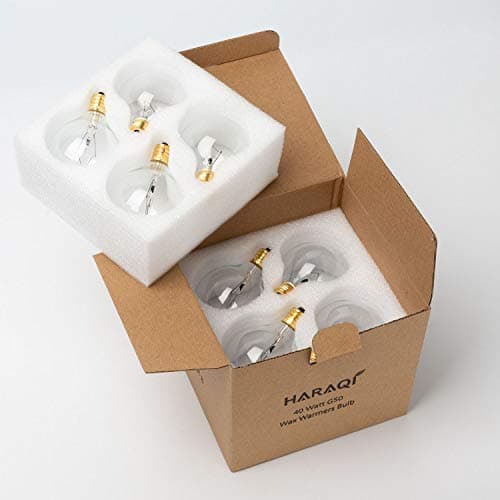 8 Pack 40 Watt G50 Light Bulbs for Full-Size Scentsy Warmers,G16.5 Globe E12 Incandescent Candelabra Base Clear Light Bulbs for Candle Wax Warmer