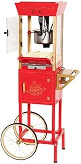 Nostalgia Electrics Ccp510 Vintage Collection 53" Old Fashioned Movie Time Popcorn Cart
