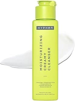 Hyphen Moisturizing Creamy Face Wash for Dry & Sensitive Skin | Face Cleanser for winters | Skin Care Products | Face Care Daily Cleanser For Men & Women - 100 ml