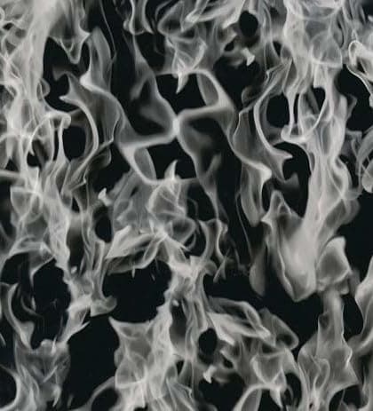 Hydro Style UK - Hydrographic Film Flame Dipping Hydrographics Water Transfer Printing - Black And Clear Flames 10m Roll of Hydrodipping Film (1000cm x 100cm)
