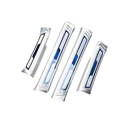 Leesville Door Sill Protectors for Mazda CX-5 2017 2018 2019 2th Generation Stainless Steel Inner 4 Pcs Mazda CX-5 Scuff Plate Car Door Sill (Inner 4 pcs)