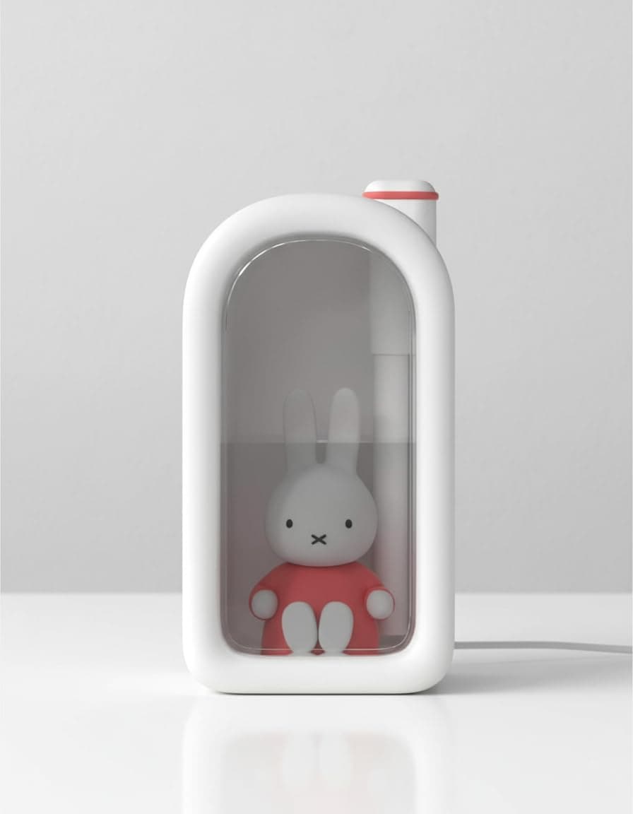 Cool Mist Humidifier - Ultrasonic Quiet, Mini Cute, Auto Shut-off, 380ml, White