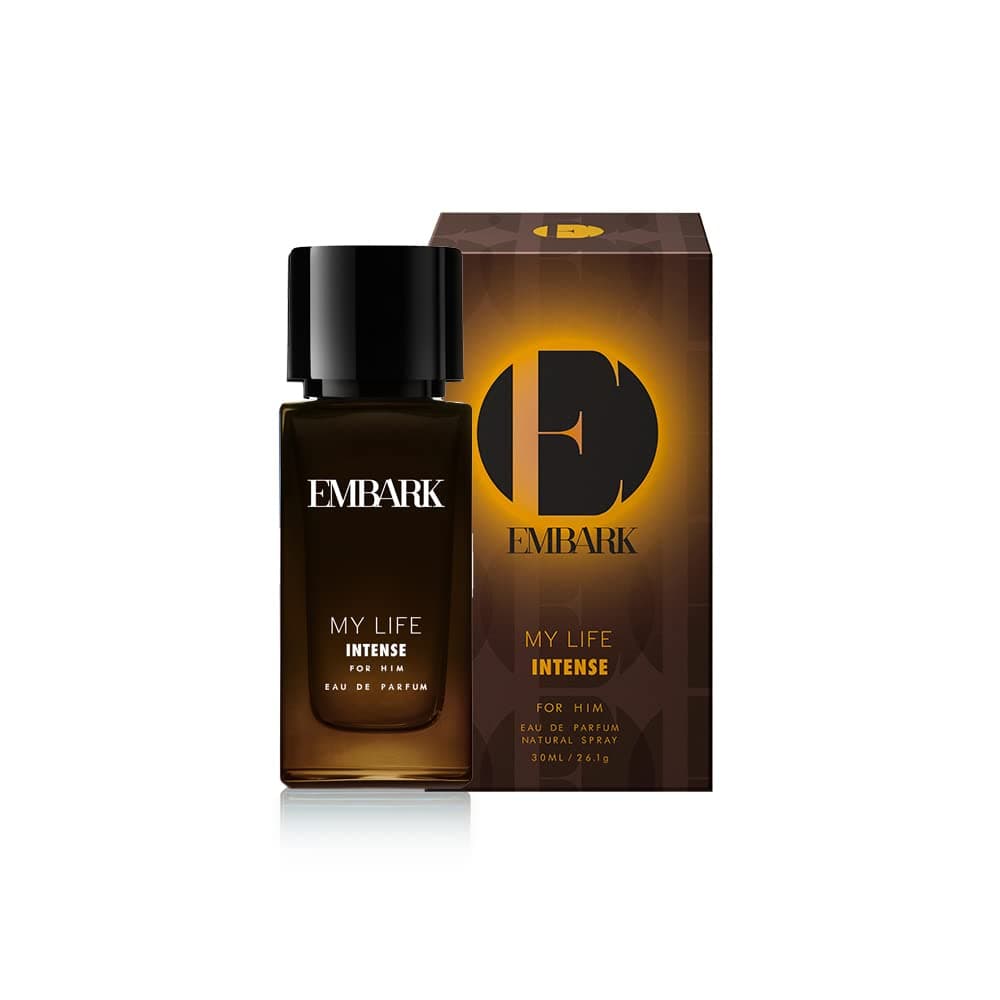 EMBARK My Life Intense For Him, Liquid Perfume For Men - 30Ml | Premium Eau De Parfum | Woody And Oriental Fragrance