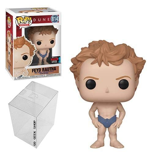Feyd Rautha Funko Pop Bundle - Dune #814 - NYCC New York Comic Con Exclusive Fall 2019 Convention Bundle with Pop Box Protector. Packaged and Protected with an Additional 32lb Edge Crush Test Box.