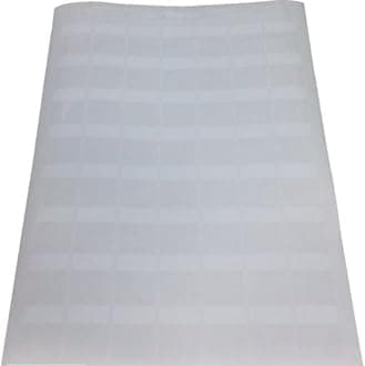 Panduit S100X150YBJ Laser Self-Laminated Label, Polyeseter, Clear/Blue (2,500-Pack) 1 by 1.25-Inch S100X125YAJ 2500