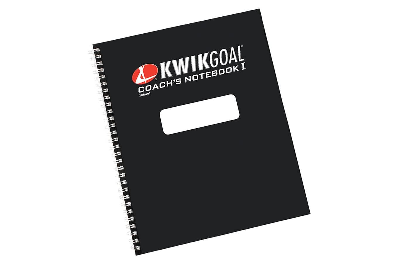 Coaches' Notebook , 8.5-Inch x 10-Inch,Black