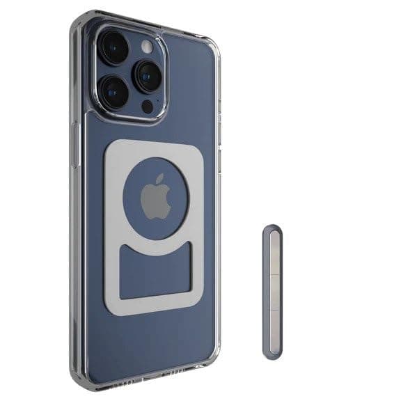 MagBakfor iPhone 15 Pro Max with 1 MagStick | Magsafe Compatible (Clear)